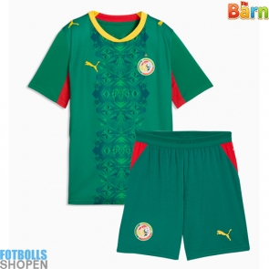 Billiga Senegal Bortatröja Barn VM 2026 Kortärmad (+ Korta byxor)